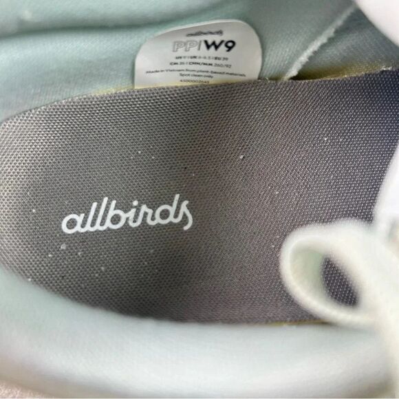 AllBirds Plant Pacer Mint Green Lace Up Sneaker Casual Shoes Women’s Size 9 - Picture 10 of 10